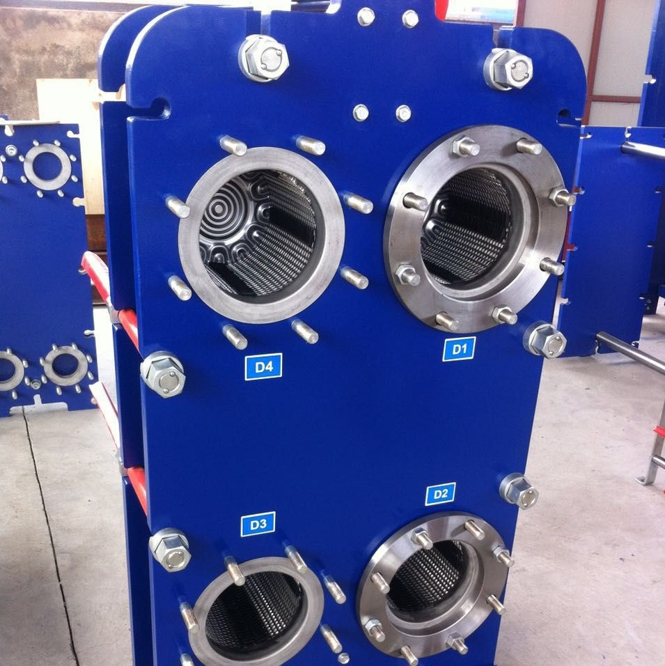 上海板式换热器厂家 DN200大口径 蒸汽换热器 蒸汽加热器