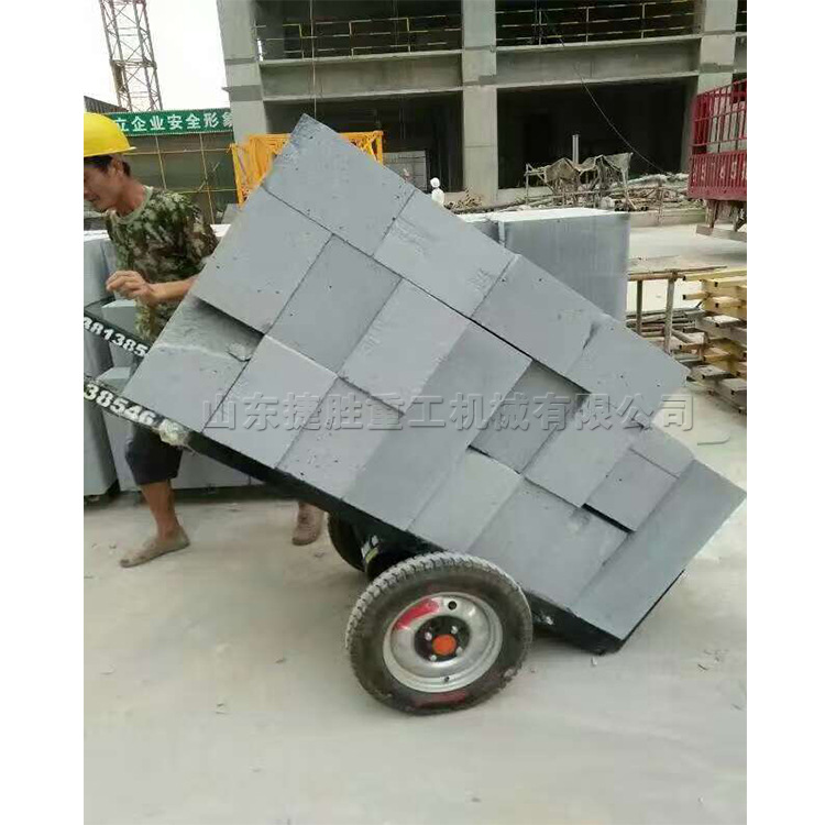 两轮手推平板车 电动拉砖车 带防震带转向功能物流车 现货直销