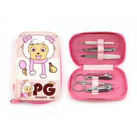 卡通美容修剪指甲刀套装 修甲刀套装 指甲锉套装 修剪指甲套装