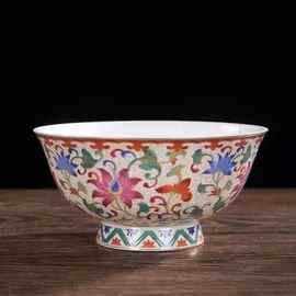 礼品陶瓷寿碗 婚宴回礼陶瓷喜碗 景德镇陶瓷单件碗定制厂家