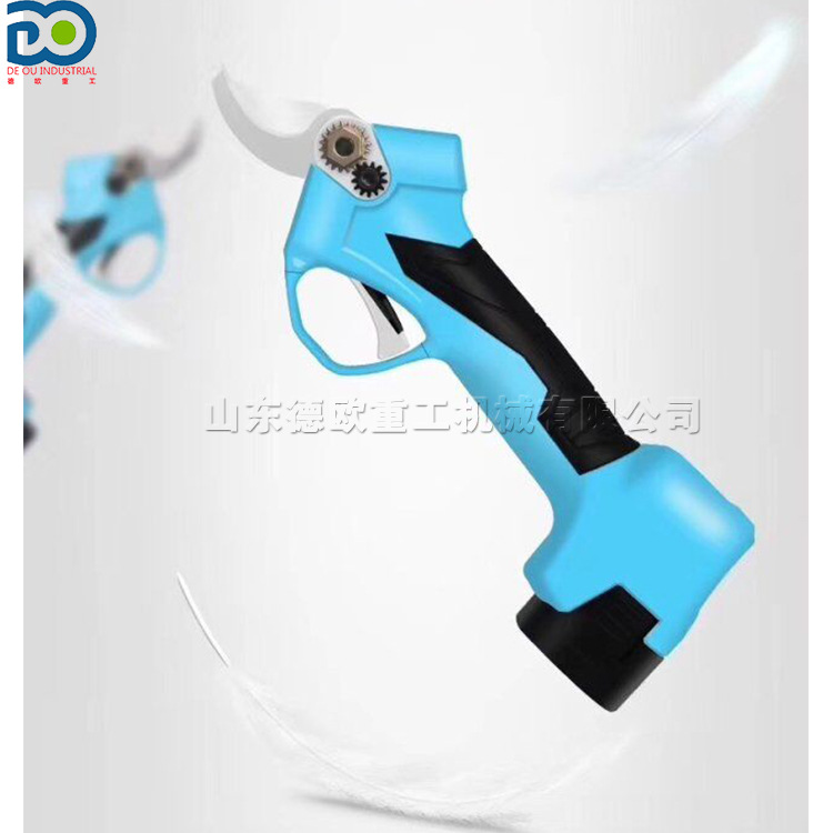 便携式电动果枝剪 锂电池绿篱修剪刀 钨钢果木剪枝工具多规格