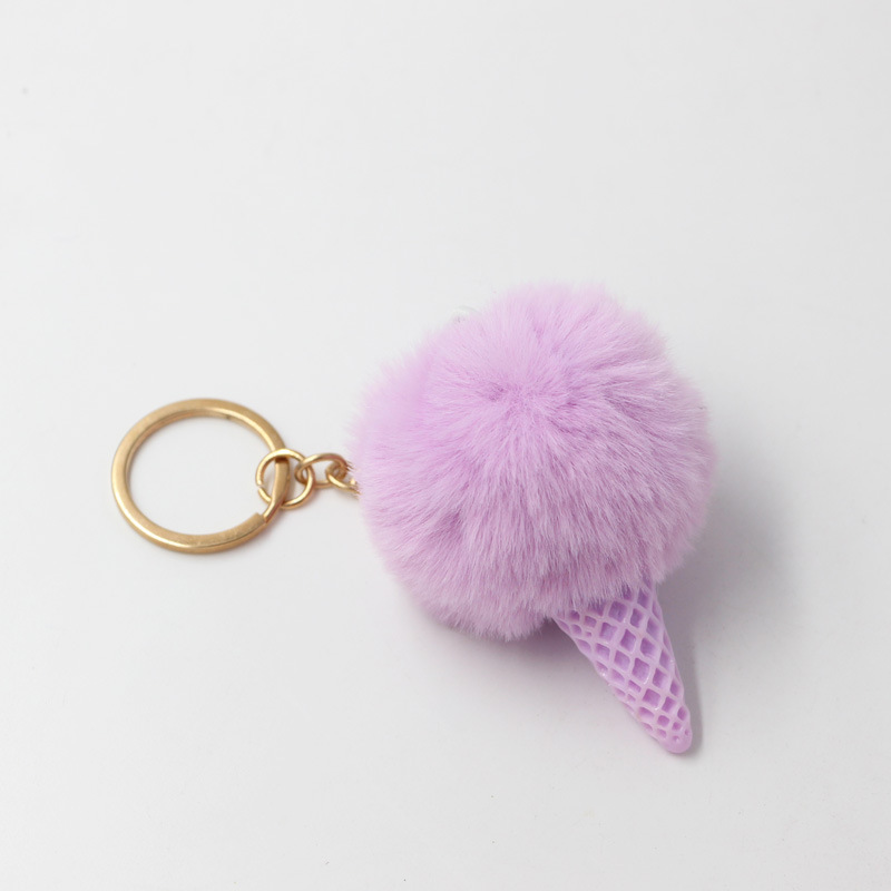 13g Weight Bag Charms Bag Accessories Type 1 Piece Quantity Daily Occasion Resin, Polyester Material Ice Cream Pattern Elegant, Cute Style 1 Piece Resin Polyester Ice Cream Bag Charms 12