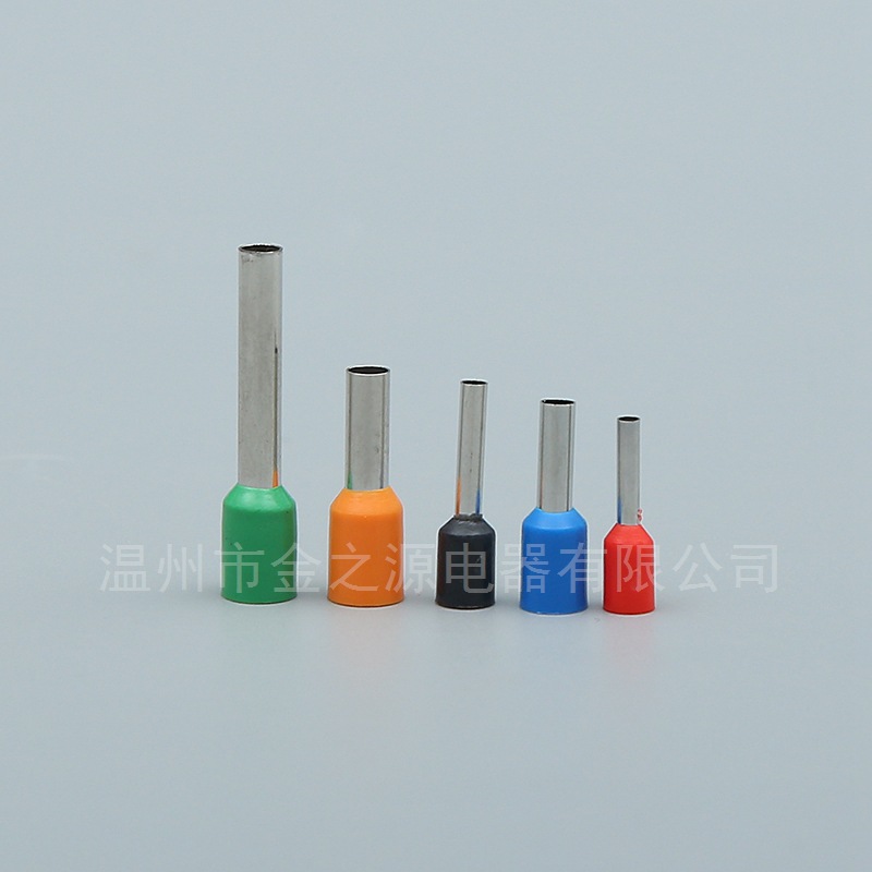 跨境专供欧式管型预绝缘端子E型管冷压端子针形E1508定制720盒装|ru