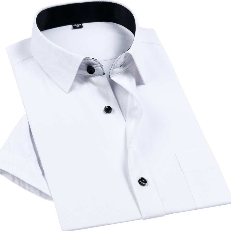Summer yellow professional shirt for work