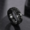 Accessory, chain, ring stainless steel for beloved, wholesale, European style, simple and elegant design