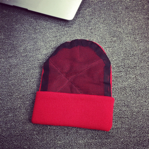 New style head-turning hat with wear-resistant mesh autumn and winter hiphop hip-hop spinning hat hip-hop knitted hat woolen hat cold hat