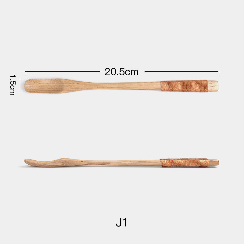 J1 천연목수저 브라운실 (20.5*1.5cm)