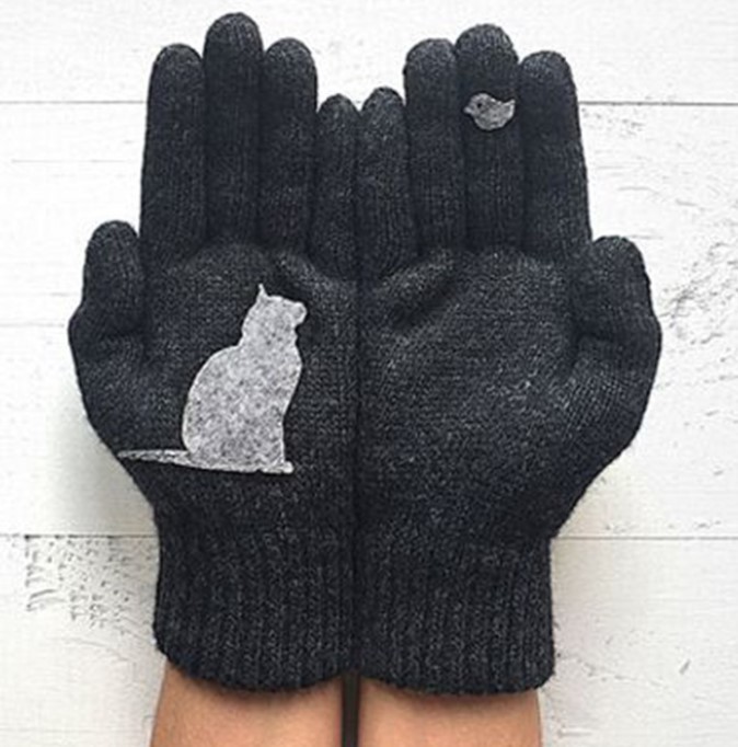 Unisex Cute Cat Gloves 1 Pair display picture 2