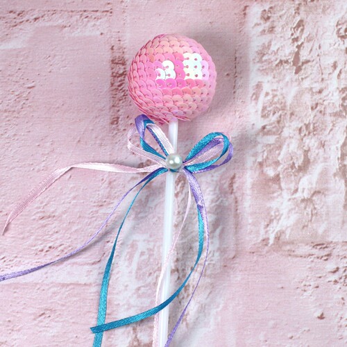 Cake decoration inserts, pearl bows, hearts, round sequin balls, lollipop cake decoration inserts