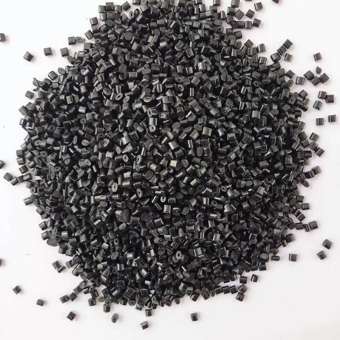 【工厂自产】黑色PC塑料颗粒 现货供应 不增强注塑颗粒
