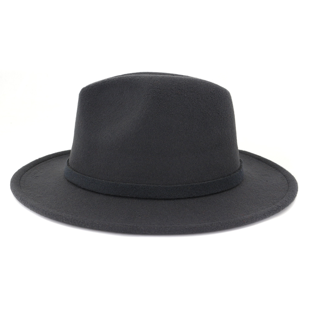 _Solid Color Panama Hat 