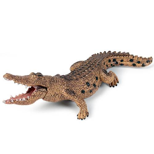 Children's toys, wild animal model simulation crocodile, science and education preschool education cognitive solid static model ornaments
