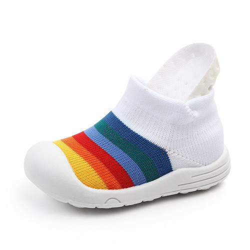 Baby shoes, toddler shoes, men's and women's shoes, spring and autumn soft-soled non-slip breathable casual sports fly-knit shoes 2203