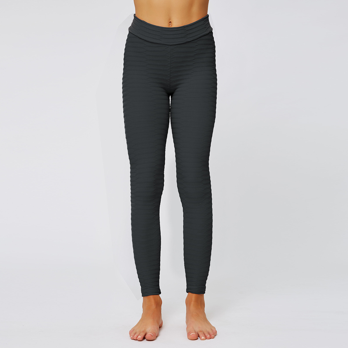 Pantalones de yoga de secado rápido ajustados para levantamiento de cadera NSNS23588