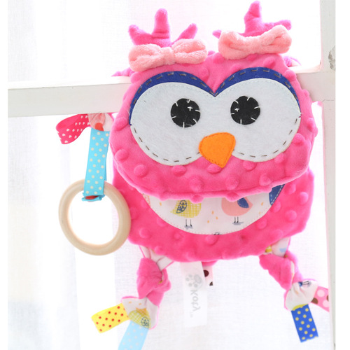 Koty baby animal-shaped comfort napkin can be chewed in the mouth to soothe the baby to sleep artifact plush toy
