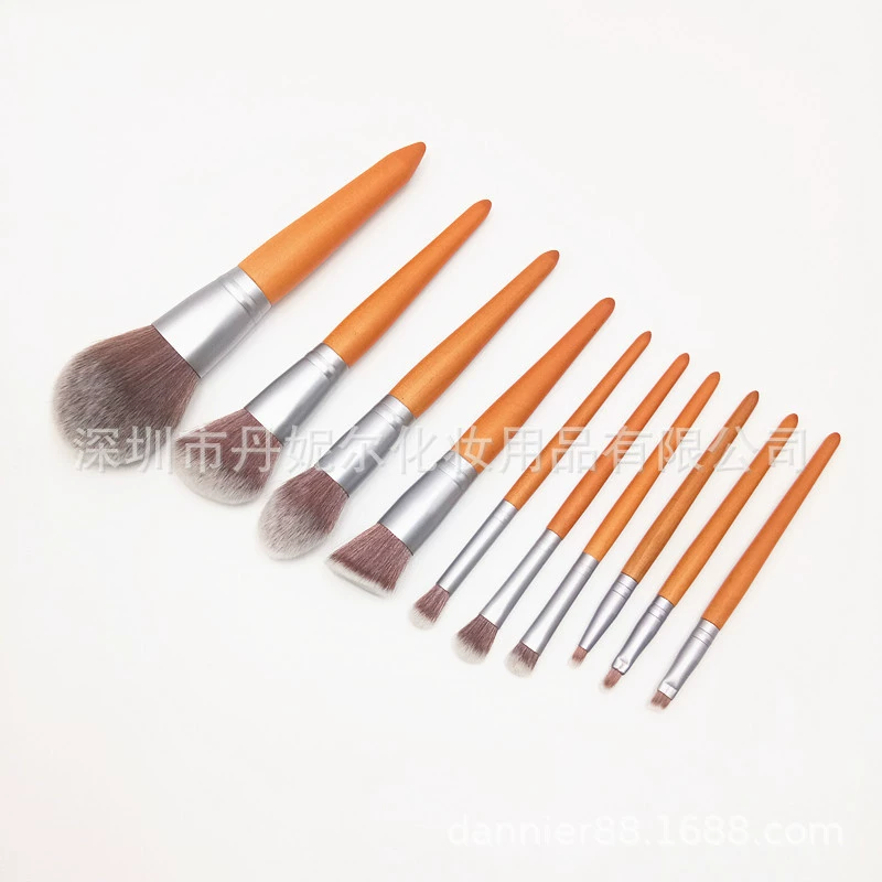 Brush, soft highlighter for contouring, 7 pieces, 10 pieces