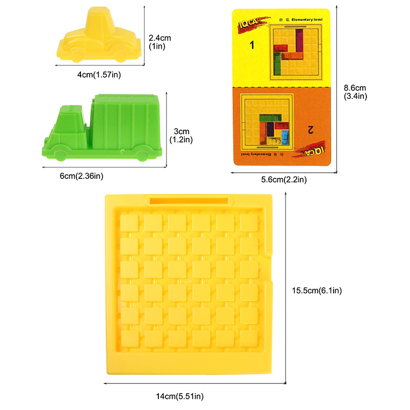 塞车突围 IQ停车场儿童桌面益智游戏益智玩具亲自互动玩具英文版