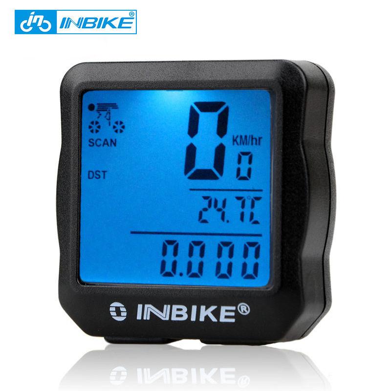 INBIKE 自行车码表里程表 有线防水测速器 骑行装备单车配件