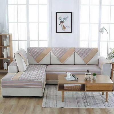 厂家直销棉麻老粗布防滑夏秋冬四季通用可定制花边沙发巾沙发垫罩|ms