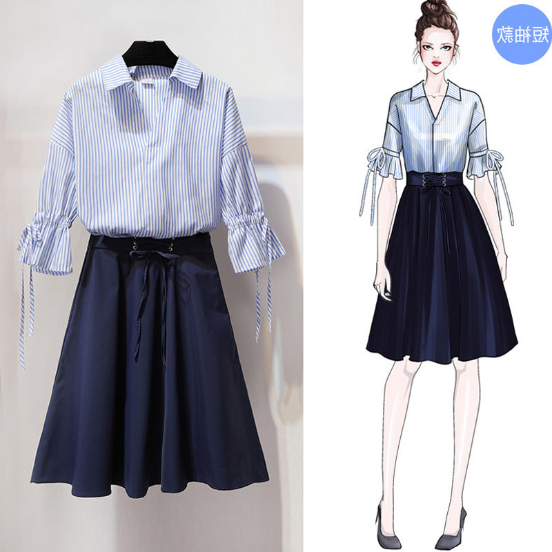 Costume femme en Mélange de coton - Ref 3334605 Image 9