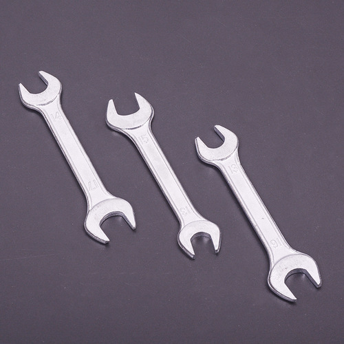 Factory direct supply of high-strength open-end wrenches, galvanized forged wrenches, double-headed manual dead-end wrenches, open-end wrenches wholesale