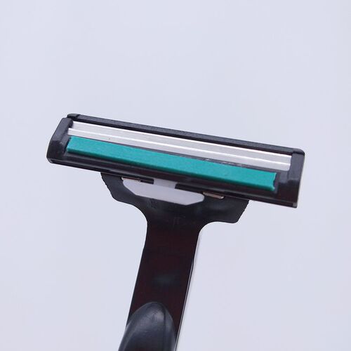 Double-blade manual razor holder, portable 1-blade holder, 6-blade box, free foam old-fashioned razor