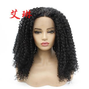 Wig, curly helmet, European style, adds volume
