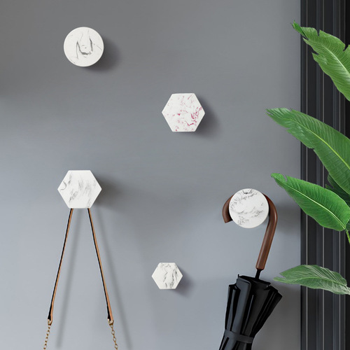 Cross-border wholesale wall cloud decoration hooks wall decorations bedroom door rear coat hook three-dimensional single hook resin coat hook