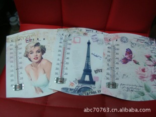Thermometer, Iron Sheet Thermometer, Household Products, Indoor Thermometer, Cold Sign Table
