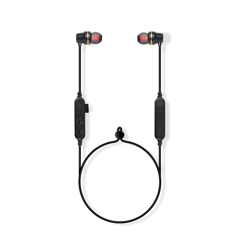 MS-F5 运动无线蓝牙耳机5.0 磁吸入耳式TF卡播放蓝牙无线耳机