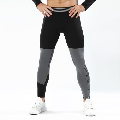 Hunting Star New Men's Fitness Sports Leggings Running Training Highly Elastic Breathable Men's Quick-Drying Tights 207