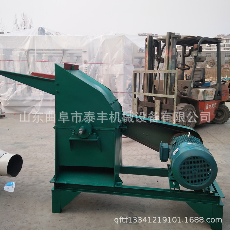 稻草玉米面粉碎机 三相电粮食饲料粉碎机 小型玉米芯锤片式粉碎机