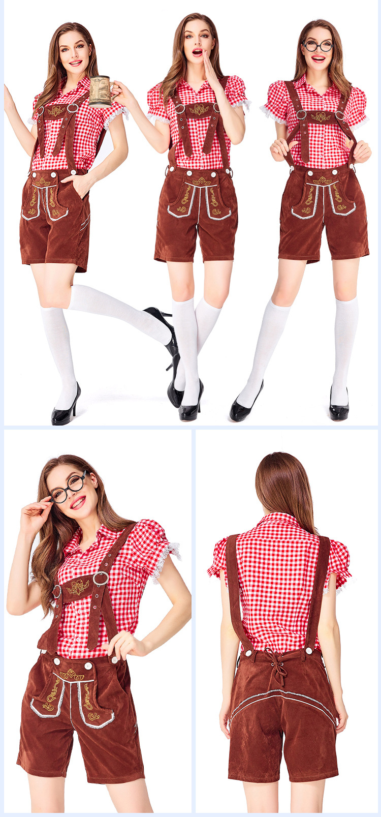 cosplay German traditional Oktoberfest costume suit nihaostyles wholesale costumes NSPIS81917