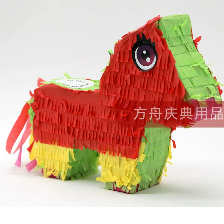 Игрушка-пиньята Animal Pineta Paper Paper Games Smooth Sugar PINATA Birthday Products Children Filling Party