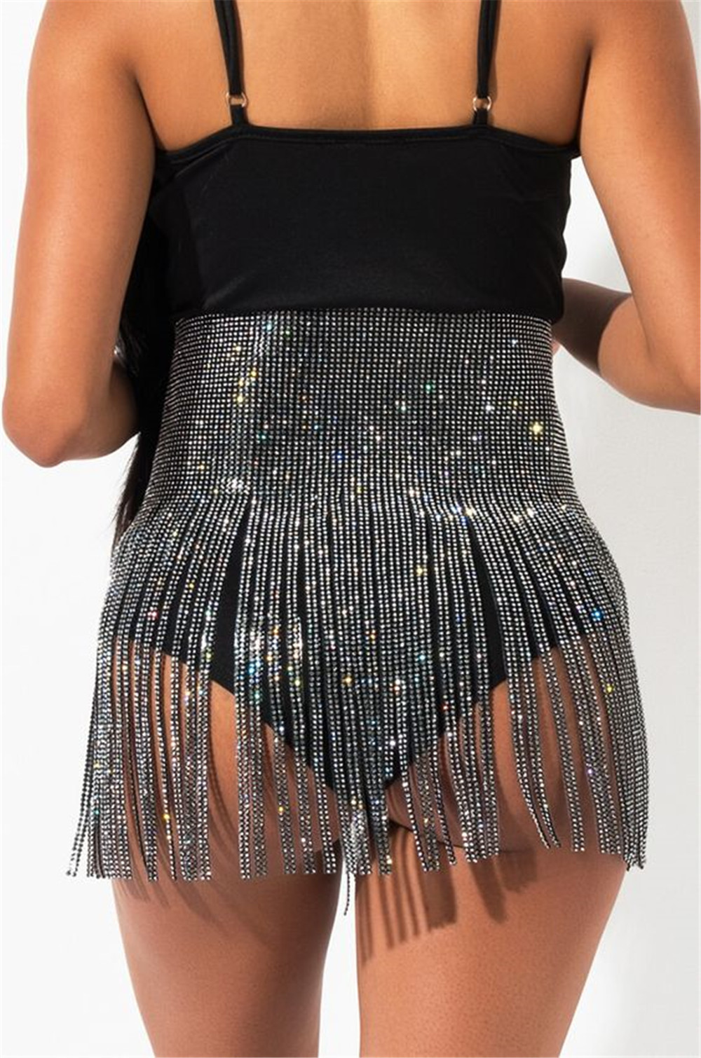 sexy super flash diamond strappy skirt  NSXYA39768