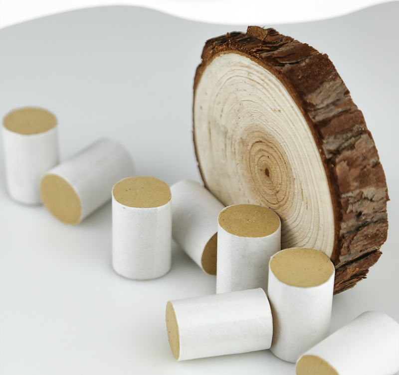 Wu Yuan Su Golden Moxa Cones Ai Zhu 49 Count Box Pure Moxibustion Sticks for Home Warm Therapy in use