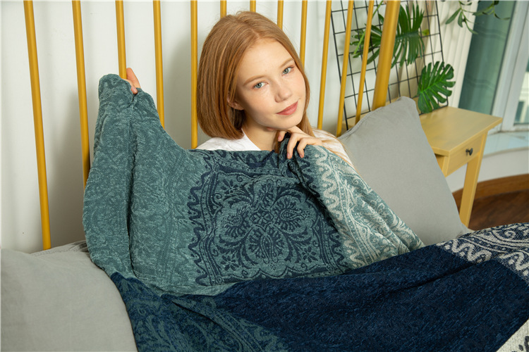 modern soft fabric blanket, sofa blanket, plush blanket, leisure blanket, artistic blanket_voghion.com