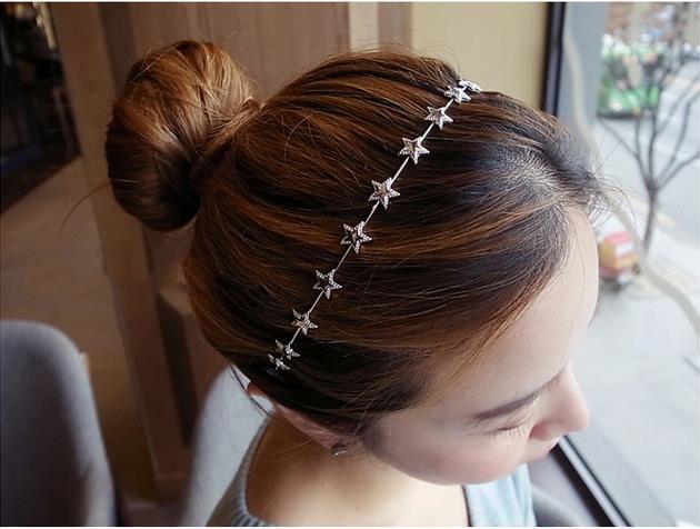 Jewelry Headband Hair Accessories Type Fashion Women'S Star Alloy Metal Jewelry Headband