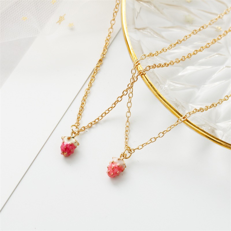 Fruit Alloy Plating Women's Necklace display picture 3