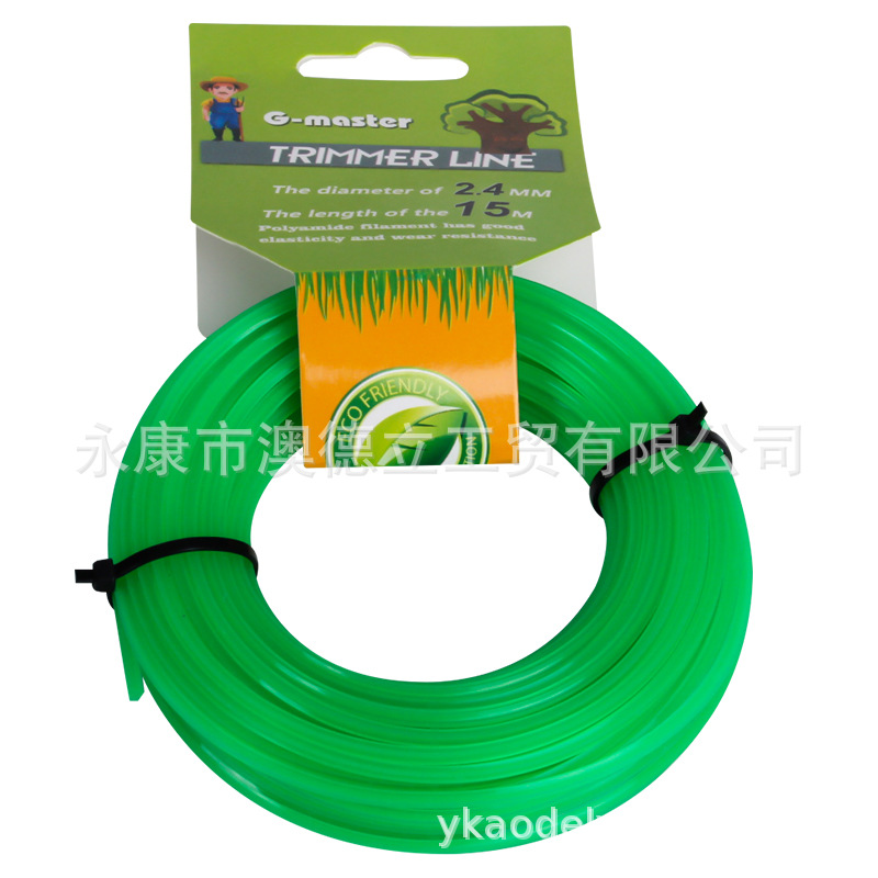 工厂直供 园林工具割草机 通用配件 尼龙PA6 打草绳  各种规格