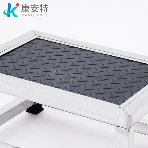 Stainless steel 304 home use thickened shoe changer step stool footstool gynecological examination footrest two-layer step ladder stool