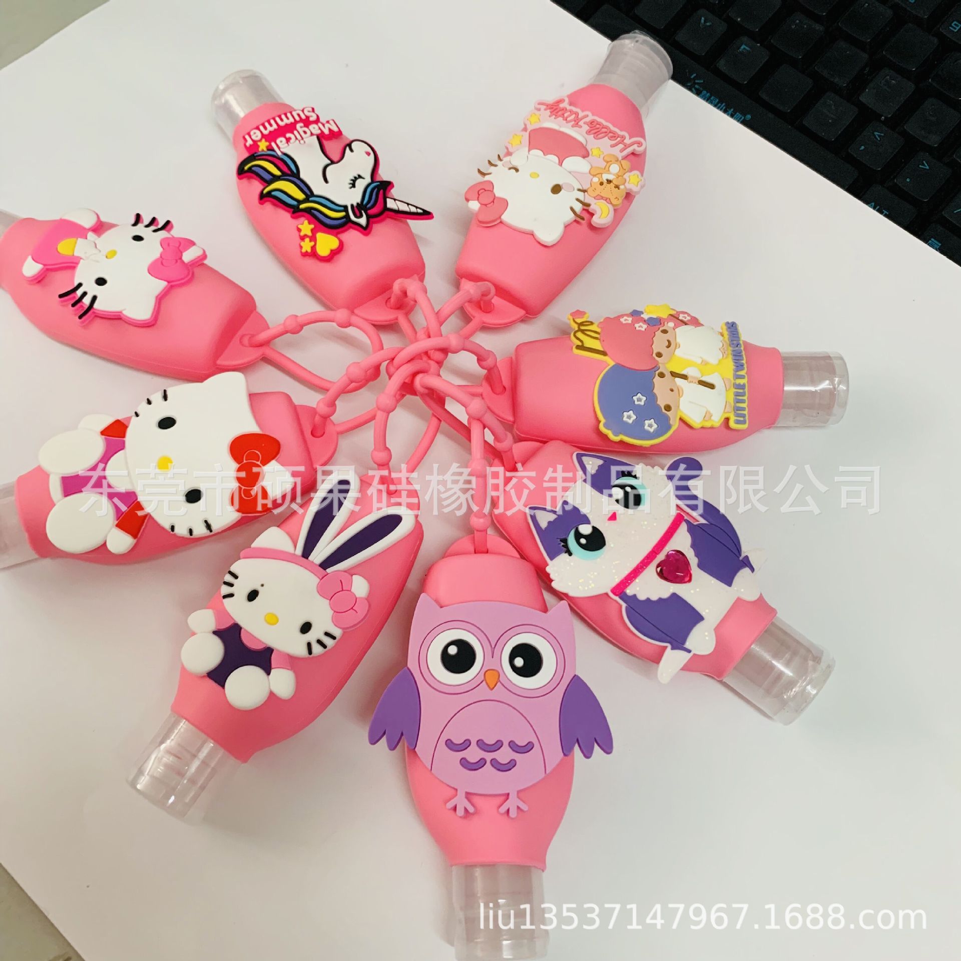 50ml卡通洗手液硅胶套 30ml洗手液硅胶瓶套