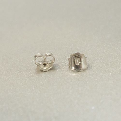 S925 white ear plugs, all-match simple ear buckles, ear caps, ear plugs, ear studs, earrings, special accessories, simple jewelry for men and women