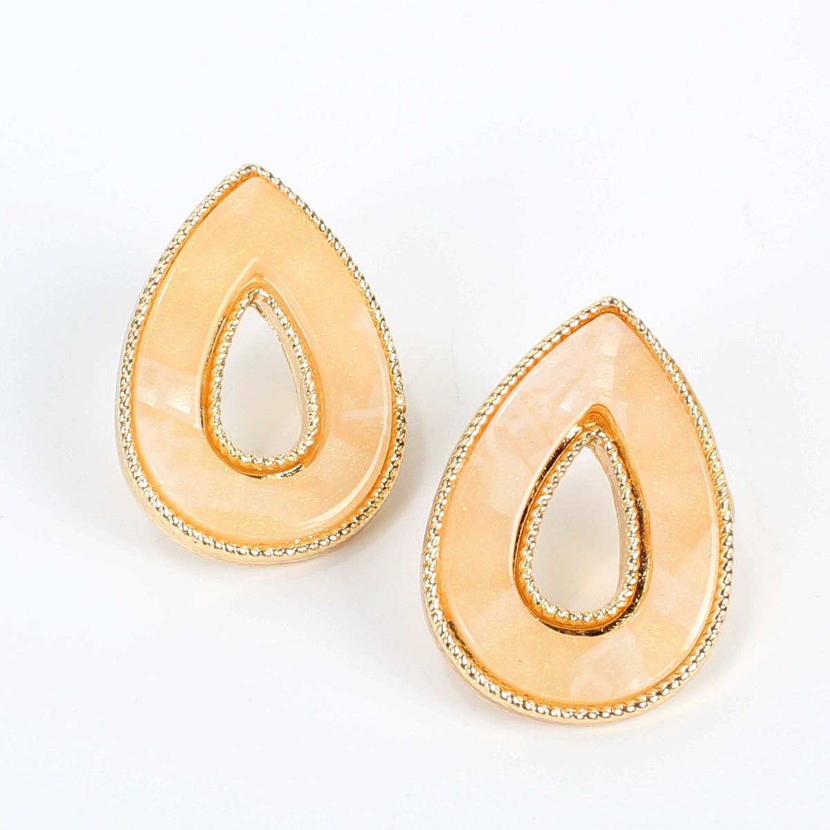 New Drop Earrings Creative Resin Plate Fashion Geometric Candy Color Earrings Female display picture 2