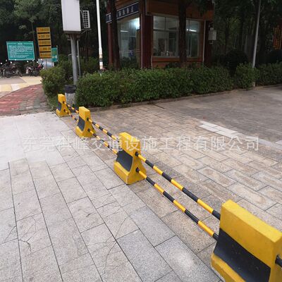 连接杆 东莞水泥墩挡杆 隔离墩连接杆 防撞墩穿管 黄黑连接管|ru