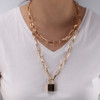 Chain hip-hop style, fashionable necklace, sweater, European style, punk style, simple and elegant design