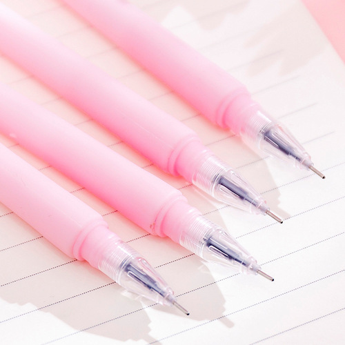 Korean Creative Beautiful Cherry Blossom Gel Pen Small Fresh Cute Flower Pen Student Exam Writing Signature Pen Water Pen