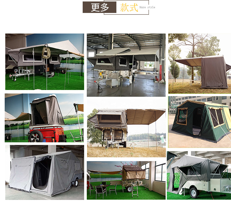 Storm Wolf Outdoor Products Camping Camping Rear Turn Trailer Tent Hanging Roof Car Polyester Cotton Canvas Tent