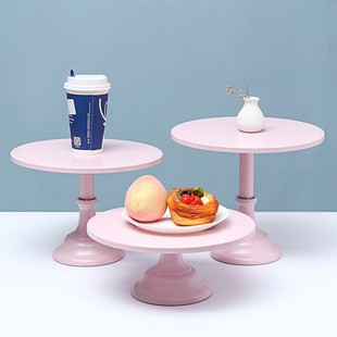 European-style metal cake stand milk tea shop dessert dessert goblet tray wedding props party cake tray decoration