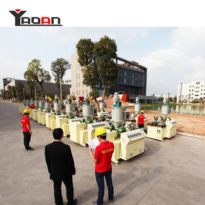 燿安塑胶PS TPU多色橡皮筋单螺杆挤出机整套设备